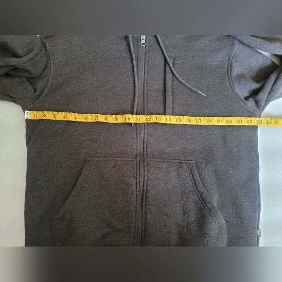 BC Clothing Sherpa Lined Full Zip Hoodie Charcoal Grey Men's Medium - Picture 12 of 14